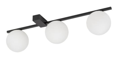 Przejdź do produktu Lampa sufitowa, listwa PIK III czarna