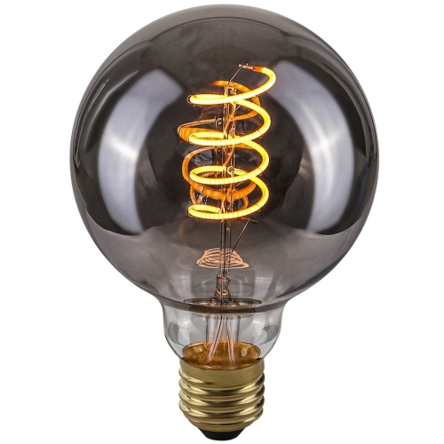 Przejdź do produktu Żarówka E27 4W 2200K G95 Spiral Smoke