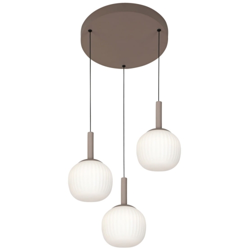 Przejdź do produktu Lampa sufitowa wisząca MONTES 3 LED brązowy