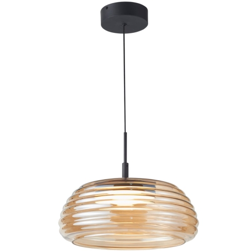 Przejdź do produktu Lampa sufitowa wisząca LOCULI LED czarny, bursztynowy