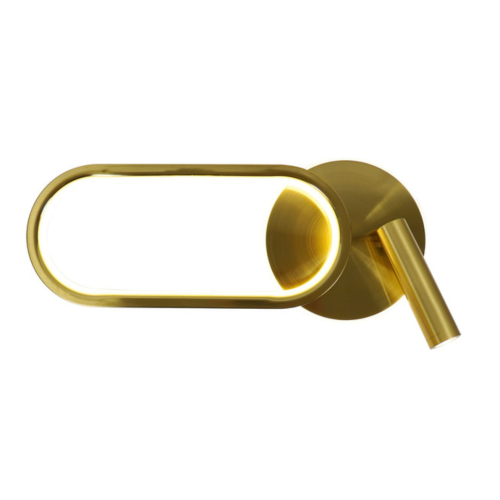 Przejdź do produktu Kinkiet ledowy złoty do sypialni MONET