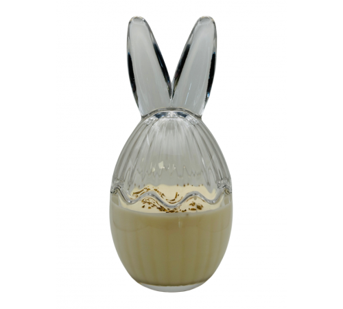 Przejdź do produktu Świeca sojowa świąteczna DUŻY ZAJĄC Panna Cotta & Raspberry 250 ml