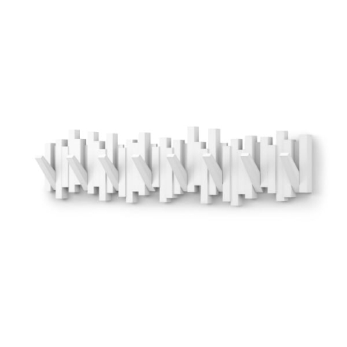 Przejdź do produktu Wieszak ścienny STICKS 8 biały
