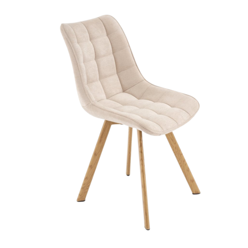 Przejdź do produktu Krzesło tapicerowane K332_WD beżowe, nogi naturalny