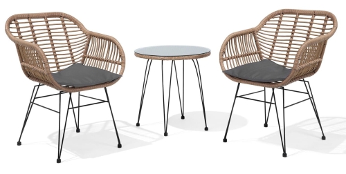 Przejdź do produktu Zestaw mebli ogrodowych TESSO rattanowych