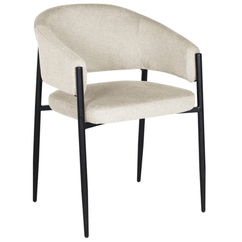 Przejdź do produktu Krzesło tapicerowane SARANO tkanina beżowe 920-01