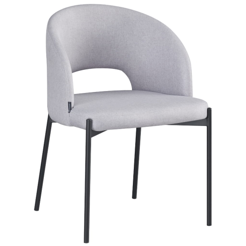 Przejdź do produktu Krzesło tapicerowane SIENA tkanina szare 529-4