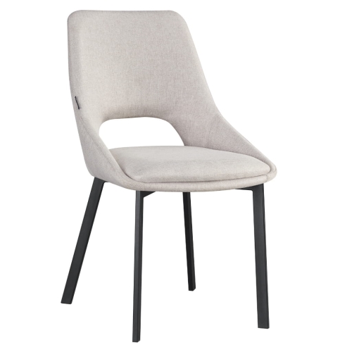 Przejdź do produktu Krzesło tapicerowane LUMO tkanina beżowe 529-3