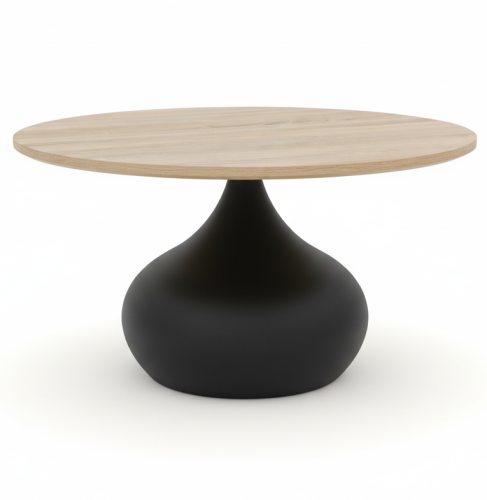 Przejdź do produktu Stolik kawowy okrągły ROSA dąb sonoma