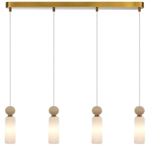 Przejdź do produktu Lampa sufitowa wisząca SANTOS 4 złota