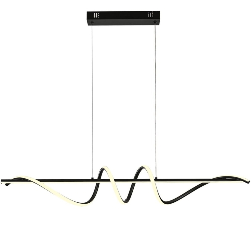 Przejdź do produktu Lampa sufitowa wisząca LED BASTELO czarna