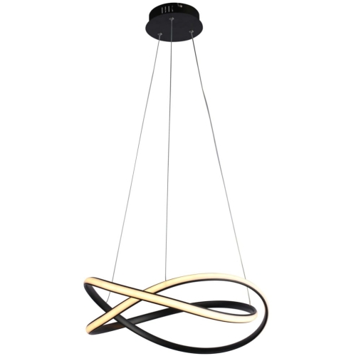 Przejdź do produktu Lampa sufitowa wisząca LED RUMIO czarna