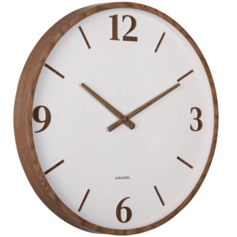 Przejdź do produktu Zegar ścienny DETALLE szary efekt drewna