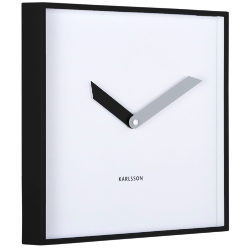 Przejdź do produktu Zegar ścienny bezgłośny COOL RETRO CUADRADO czarny