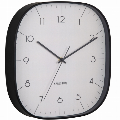 Przejdź do produktu Zegar ścienny GRATO CUADRADO czarny