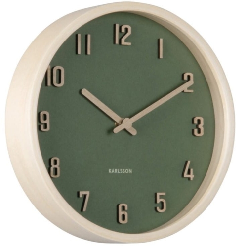 Przejdź do produktu Zegar ścienny bezgłośny NERVADURA zielony