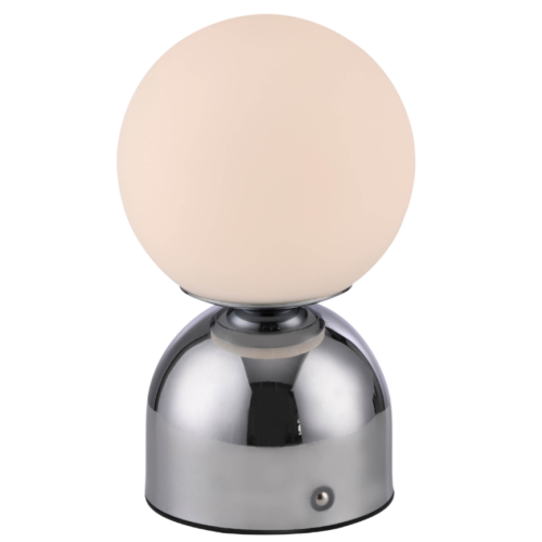 Przejdź do produktu Lampa stołowa RUDI srebrna