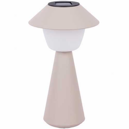 Przejdź do produktu Lampa stołowa LED solarna MARIONETA szara