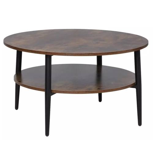 Przejdź do produktu ELLA A stolik kawowy brąz rustykalny czarny