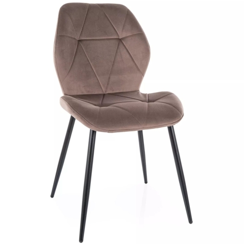 Przejdź do produktu Krzesło tapicerowane RICK velvet cappuccino