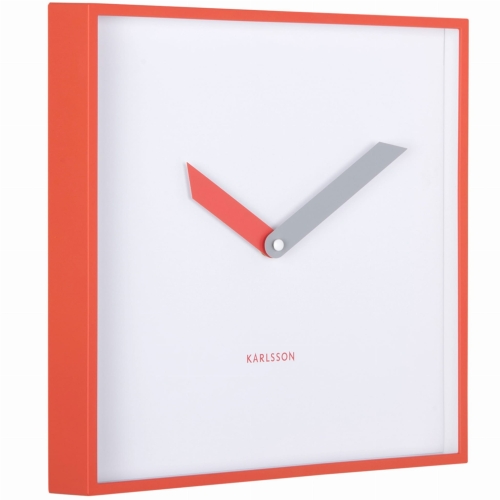 Przejdź do produktu Zegar ścienny bezgłośny COOL RETRO CUADRADO ceglany