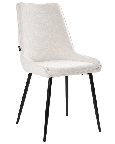 Przejdź do produktu Krzesło tapicerowane LARS Q tkanina kremowe 885-01