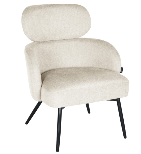 Przejdź do produktu Fotel wypoczynkowy kubełkowy NESS tkanina beżowy 920-01