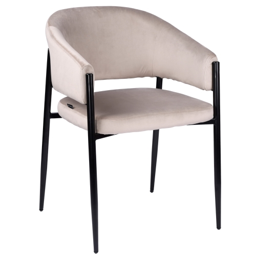 Przejdź do produktu Krzesło tapicerowane SARANO velvet beżowe G-09