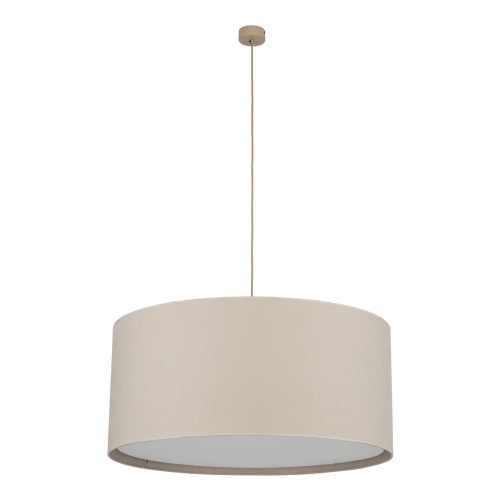 Przejdź do produktu Lampa sufitowa, wisząca LARGO Sabia 3xE27 beżowa