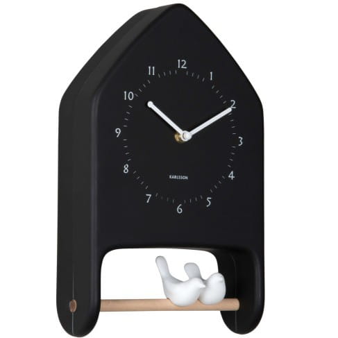 Przejdź do produktu Zegar ścienny domek LOVE BIRDS czarny