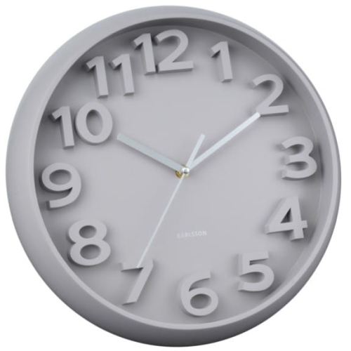 Przejdź do produktu Zegar ścienny bezgłośny ELEVATED szary