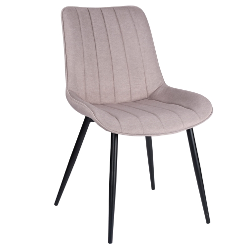 Przejdź do produktu Krzesło tapicerowane brązowe MENO Castel-20