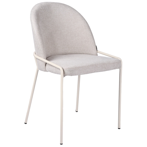 Przejdź do produktu Krzesło tapicerowane KIVO tkanina beżowe 920-01