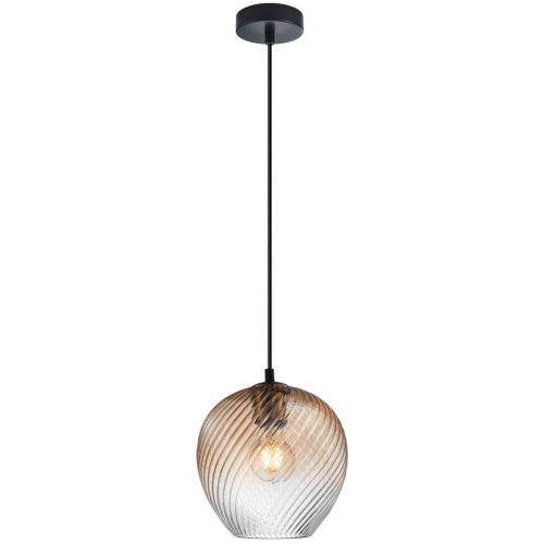 Przejdź do produktu Lampa sufitowa wisząca ALIAS bursztynowa czarna