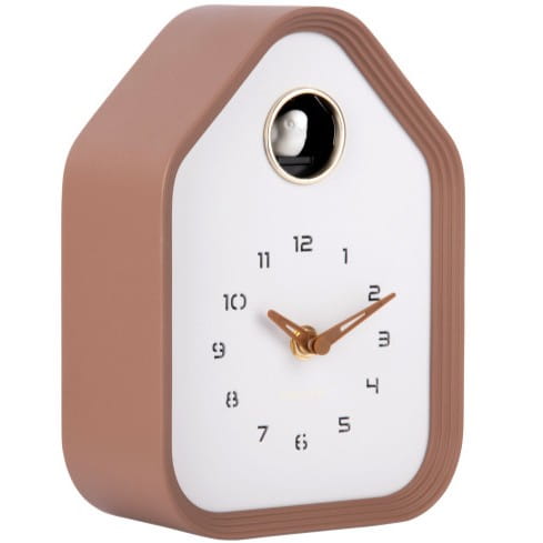 Przejdź do produktu Zegar ścienny z kukułką REINA CUCKOO brązowy