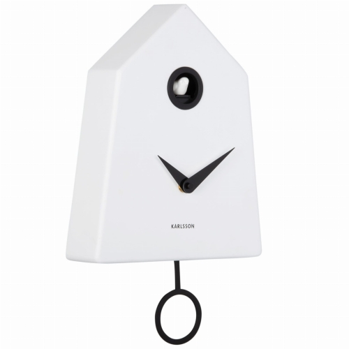 Przejdź do produktu Zegar ścienny z kukułką GRAFICO CUCKOO biały