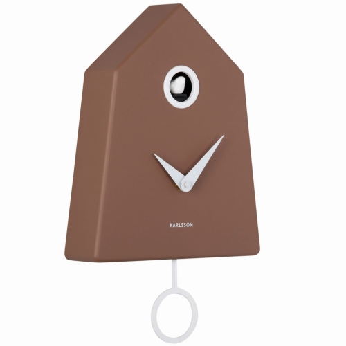 Przejdź do produktu Zegar ścienny z kukułką GRAFICO CUCKOO brązowy