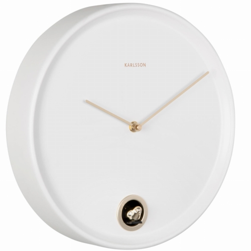 Przejdź do produktu Zegar ścienny z kukułką ESENCIA CUCKOO biały