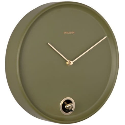 Przejdź do produktu Zegar ścienny z kukułką ESENCIA CUCKOO zielony