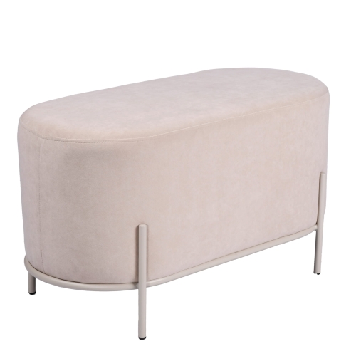 Przejdź do produktu Ławka tapicerowana SENA beżowa M-26