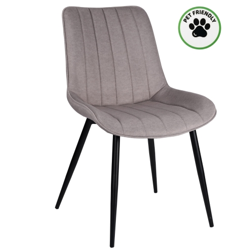 Przejdź do produktu Krzesło tapicerowane brązowe MENO Castel-20