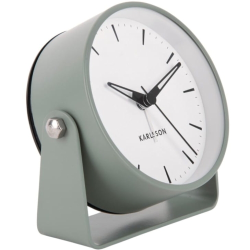 Przejdź do produktu Budzik analogowy z bezgłośnym mechanizmem CALM zielony