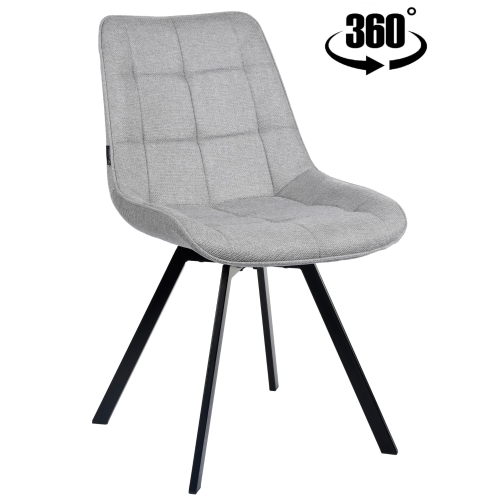 Przejdź do produktu LAPO krzesło obrotowe tkanina szare 920-10