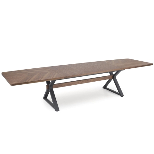 Przejdź do produktu Stół rozkładany BARON 200-350 cm orzechowy czarny