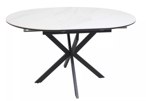 Przejdź do produktu Stół rozkładany GASTON CERAMIC 100-135 cm biały