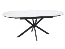 Stół rozkładany GASTON CERAMIC 140-180 cm biały