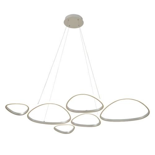 Przejdź do produktu Lampa sufitowa, wisząca HURON beżowa