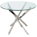 Stół okrągły 90cm AGIS chrom