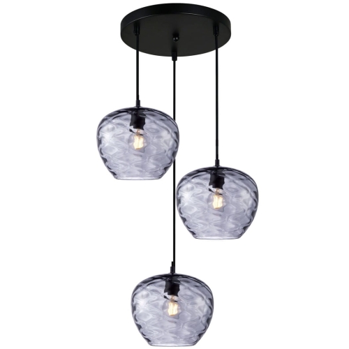 Przejdź do produktu Lampa sufitowa wisząca BRESCO 3-punktowa dymiona