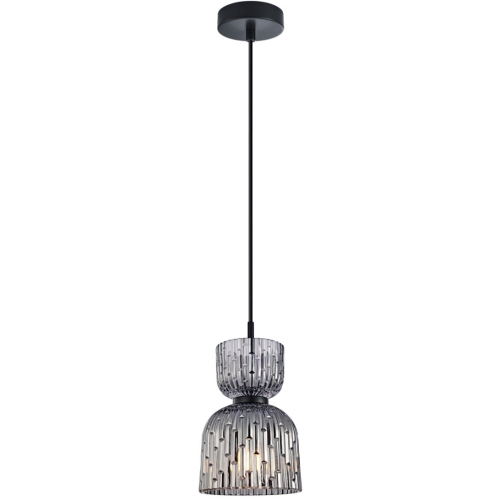 Przejdź do produktu Lampa sufitowa wisząca BALME szklana dymiona